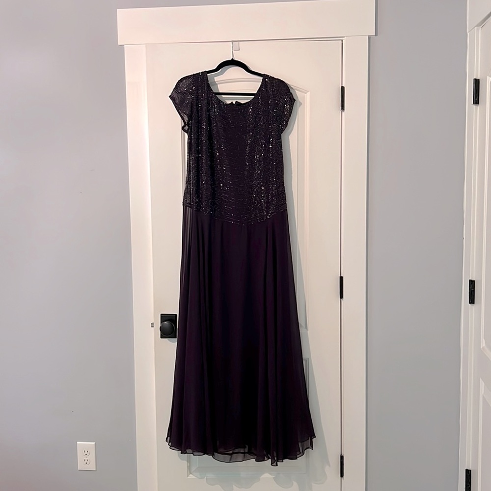Plum formal dress